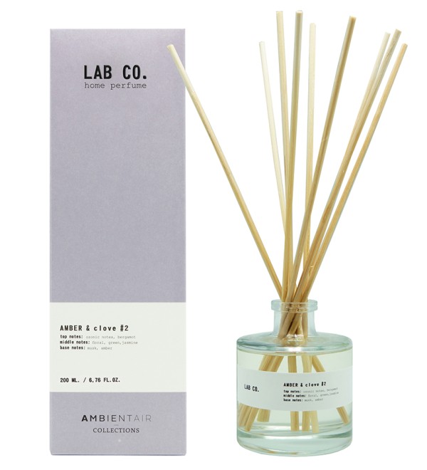 Диффузор ароматический lab co, amber&clove, 200 мл