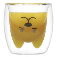 Чашка стеклянная с рисунком dog, 250 мл