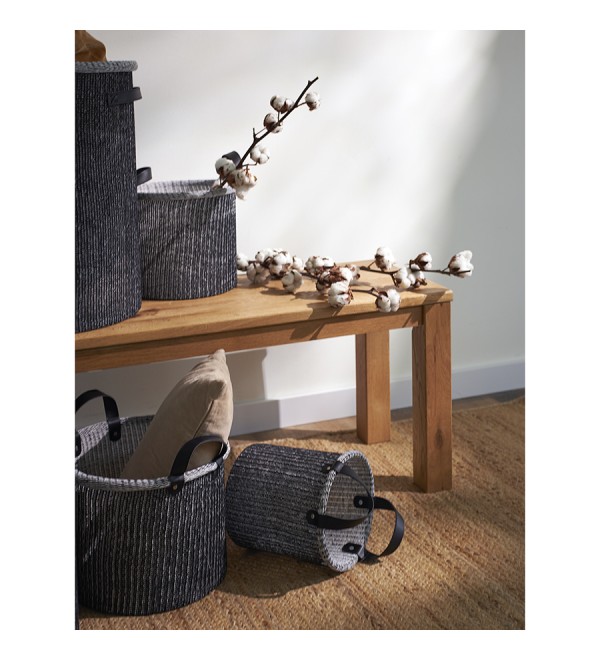 Корзина для хранения sustainable collection, D27х25 см, черная