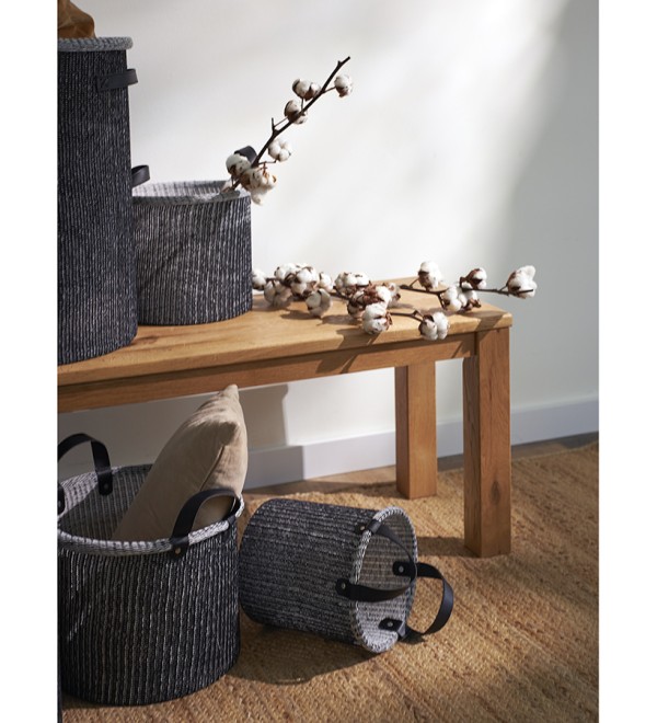 Корзина для хранения sustainable collection, D27х25 см, черная