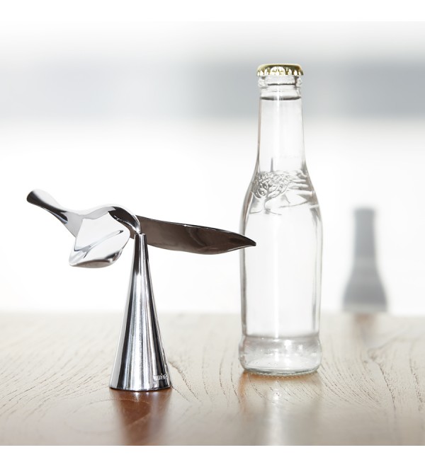 Открывалка для бутылок tipsy, хром