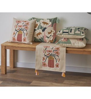 Подушка декоративная forest flower из коллекции ethnic, 45х45 см