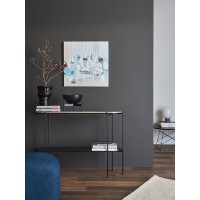 Панно декоративное fleur, 60х60 см, голубое