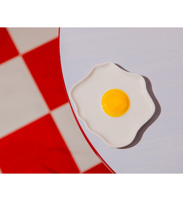 Поднос декоративный fast food, egg, 14,5x14 см