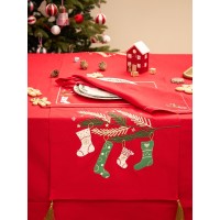 Дорожка на стол winter wishes из коллекции new year essential, 45х150 см