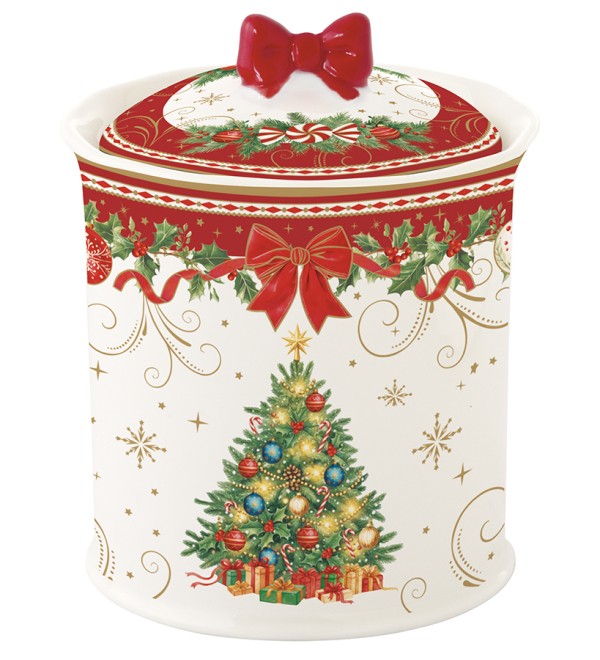 Банка для хранения christmas heritage, D8,5х11 см