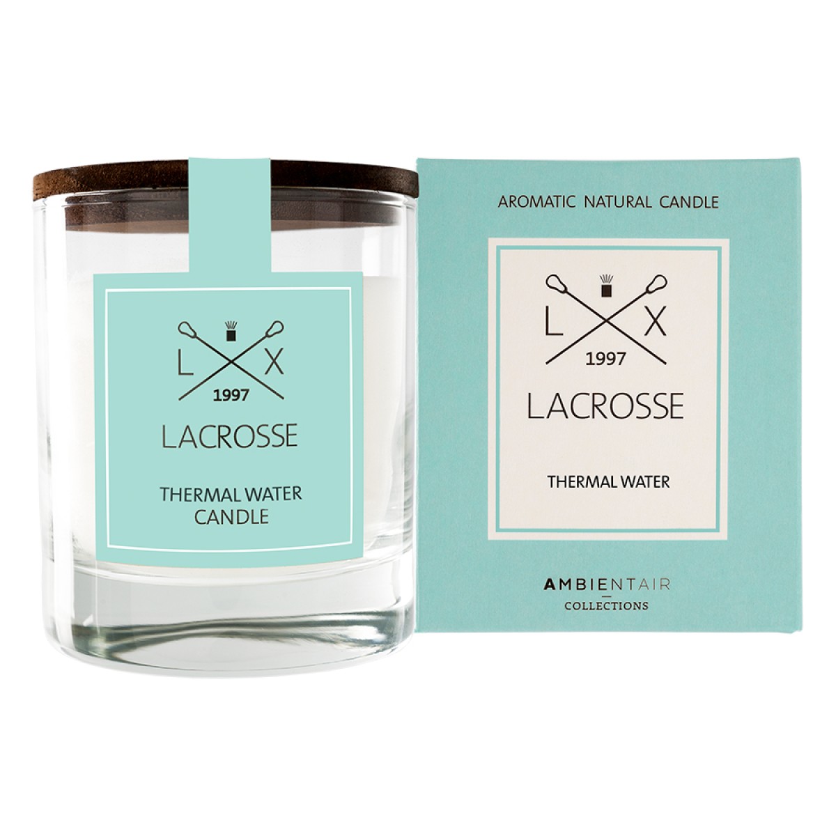 Свеча ароматическая lacrosse, thermal water, 40 ч