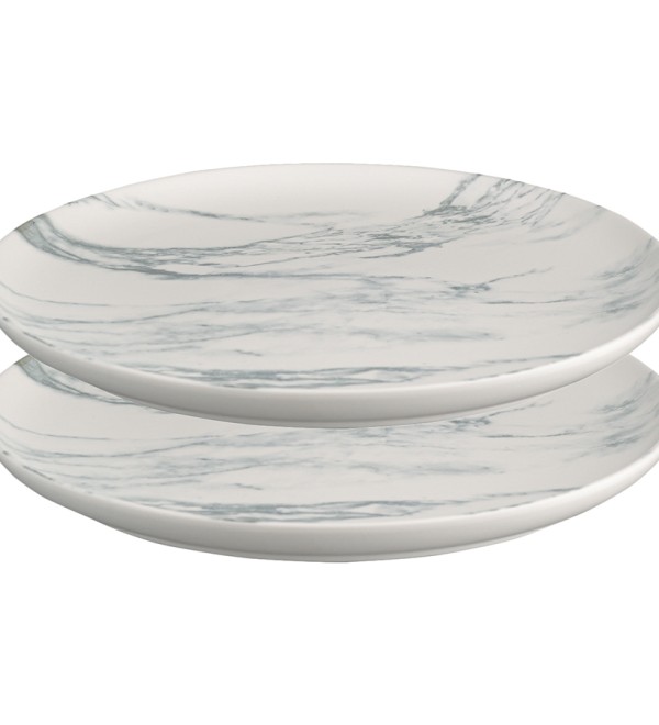 Набор тарелок marble, D26 см, 2 шт.