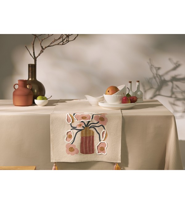 Дорожка на стол forest flower из коллекции ethnic, 45х150 см