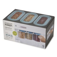 Набор подвесных контейнеров cupboardstore, 1,3 л, темный опал, 3 шт.