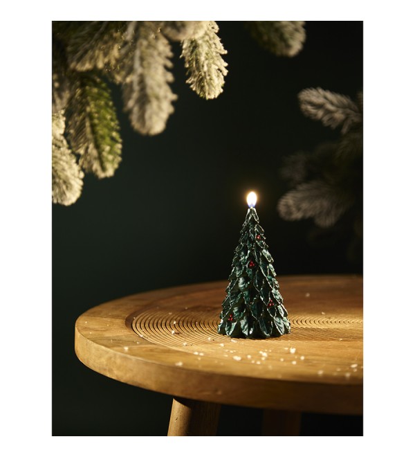 Свеча декоративная festive flame из коллекции new year essential, 12 см