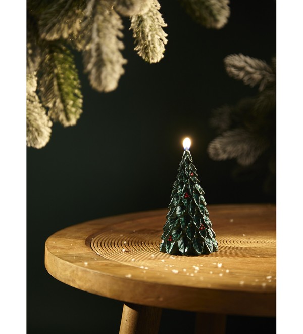 Свеча декоративная festive flame из коллекции new year essential, 12 см