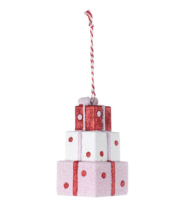 Набор ёлочных украшений pink fairytale из коллекции new year essential, 4 шт.