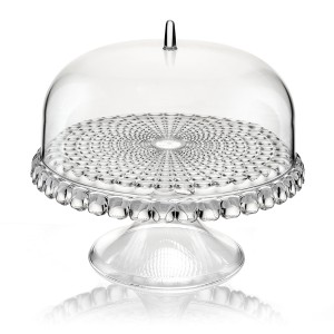 Блюдо для торта с крышкой tiffany, D30 см, прозрачное