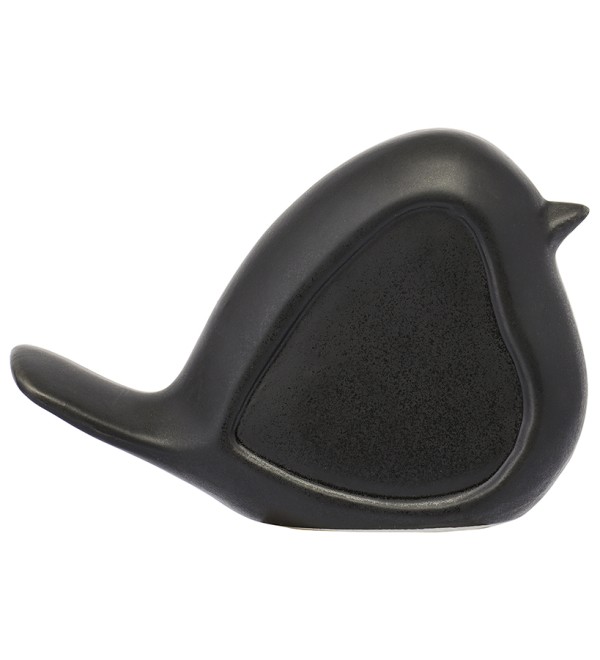 Декор из фарфора black birdie из коллекции essential, 14,5х6x10 см