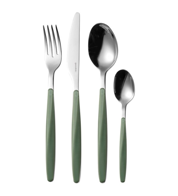 Набор из 24 столовых приборов cutlery my fusion, оливковый