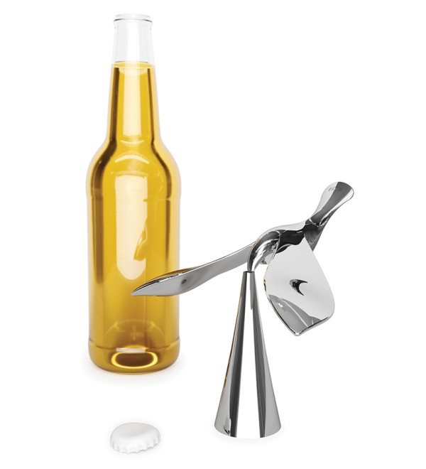 Открывалка для бутылок tipsy, хром