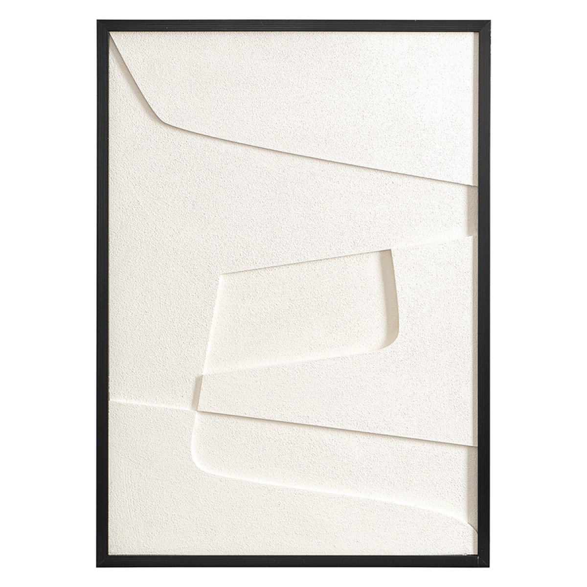 Панно декоративное с эффектом 3d minimalism, с черной рамой, 50х70 см