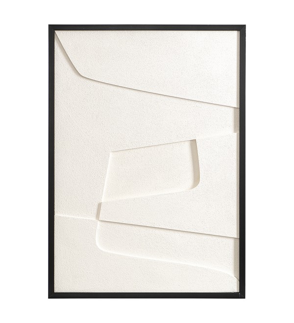 Панно декоративное с эффектом 3d minimalism, с черной рамой, 50х70 см