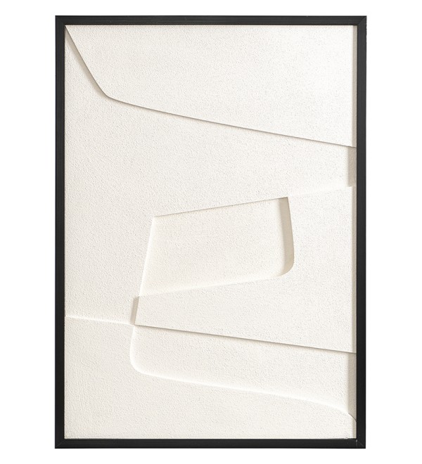 Панно декоративное с эффектом 3d minimalism, с черной рамой, 50х70 см