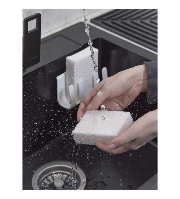 Набор губок для посуды из целлюлозы eco sponge, 3 шт.