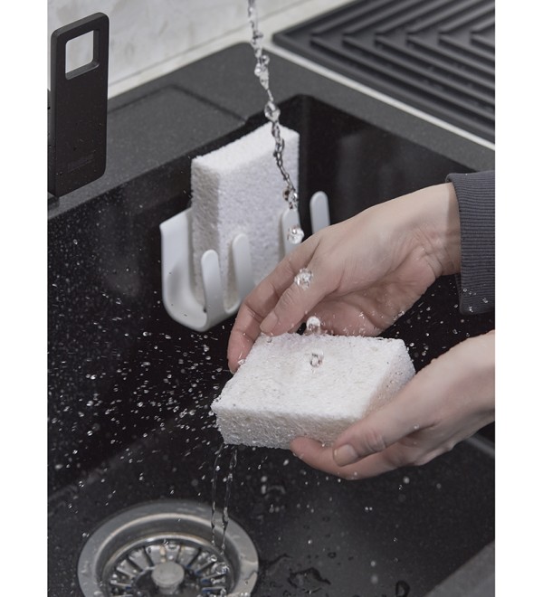 Набор губок для посуды из целлюлозы eco sponge, 3 шт.
