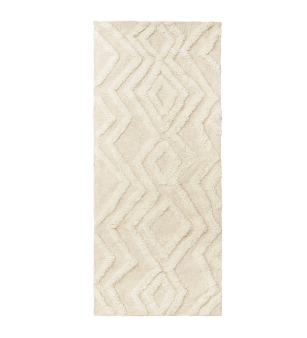 Ковер из новозеландской шерсти и хлопка imphal из коллекции ethnic, 70x160см