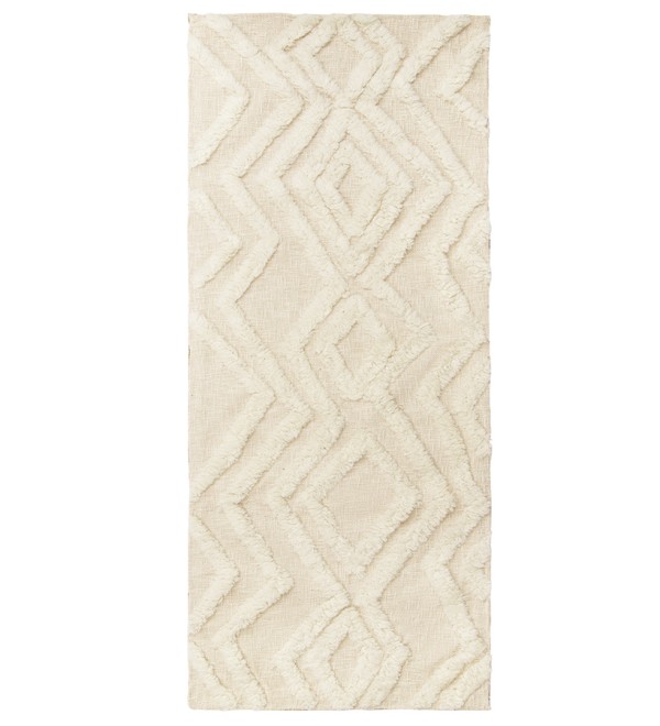 Ковер из новозеландской шерсти и хлопка imphal из коллекции ethnic, 70x160см