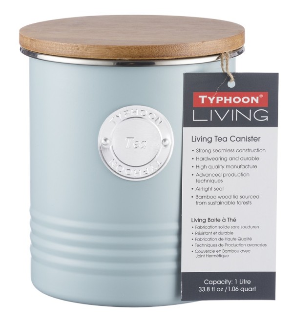 Емкость для хранения чая living голубая 1 л