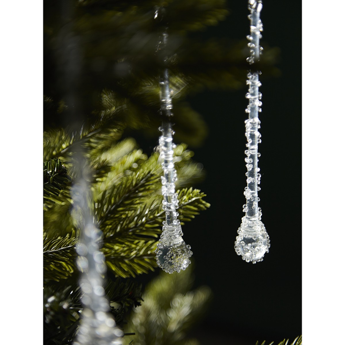 Набор ёлочных украшений icy sparkles из коллекции new year essential, 6 шт.