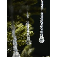 Набор ёлочных украшений icy sparkles из коллекции new year essential, 6 шт.