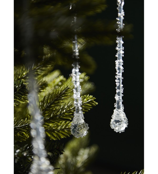 Набор ёлочных украшений icy sparkles из коллекции new year essential, 6 шт.