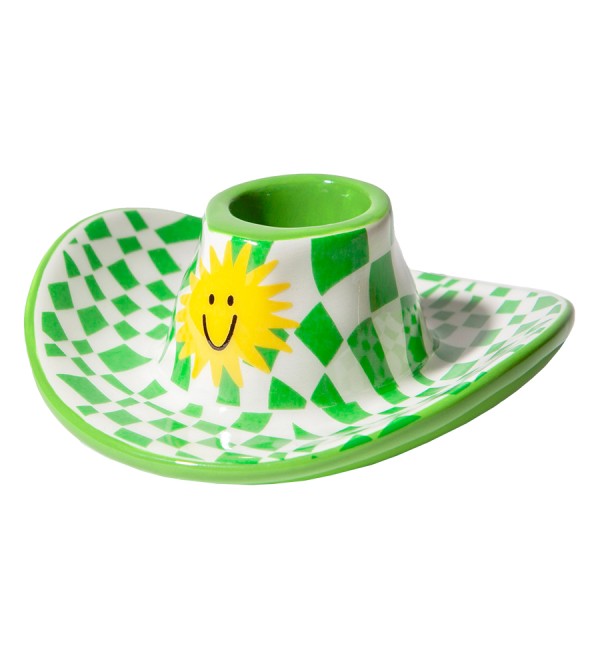 Подсвечник rodeo, cowboy hat, 4 см, зелёный