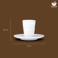 Кофейная пара tasty, 80 мл, белая
