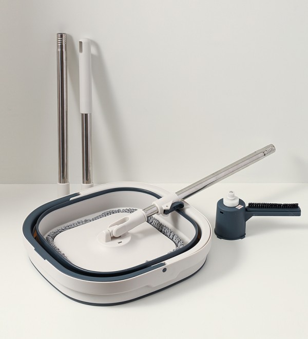 Швабра со складным ведром compact mop