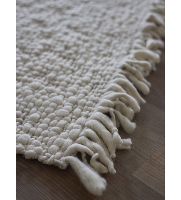 Ковер из буклированной новозеландской шерсти из коллекции ethnic, 60х90 см