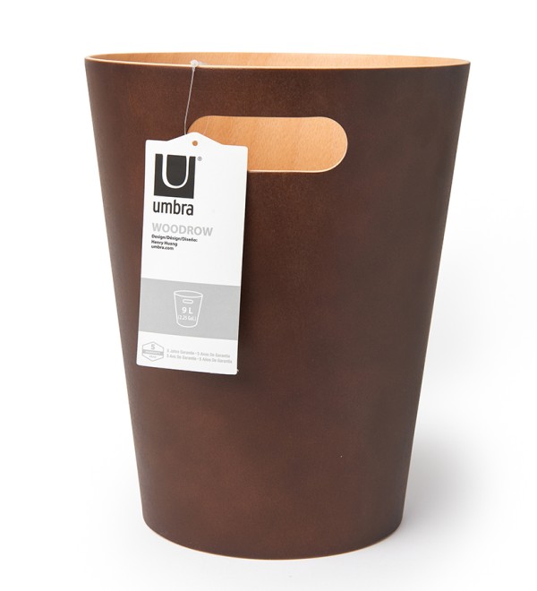 Корзина для мусора woodrow, 7,5 л, эспрессо