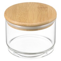 Набор из 3 банок для хранения eco store с крышками из бамбука