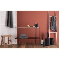 Держатель для туалетной бумаги slim, черный