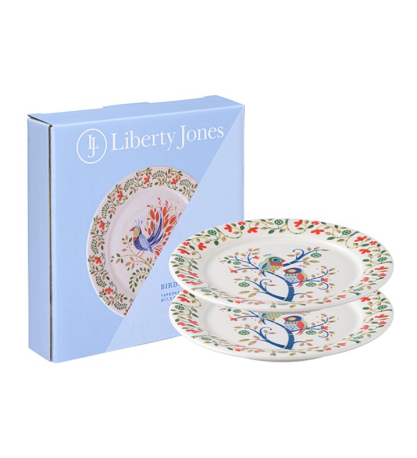 Набор тарелок love birds из коллекции birds of paradise в подарочной упаковке, D18 см, 2 шт.