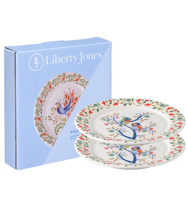 Набор тарелок love birds из коллекции birds of paradise в подарочной упаковке, D18 см, 2 шт.