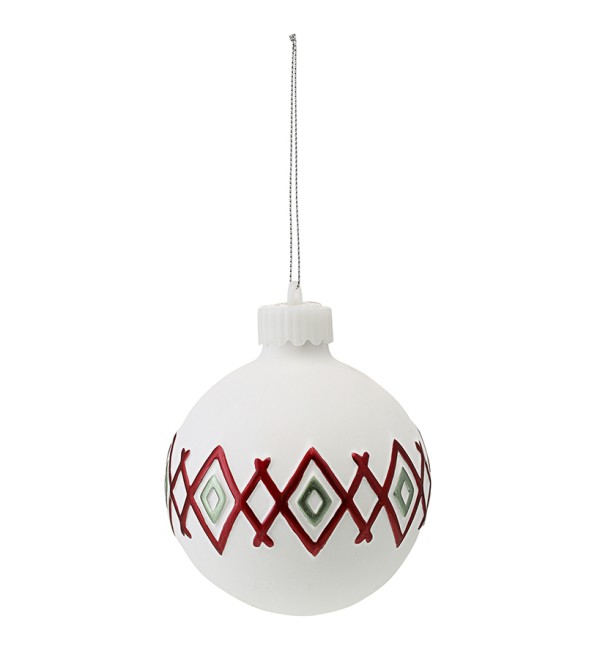 Набор ёлочных украшений с подсветкой festive embroidery из коллекции new year essential, 4 шт.