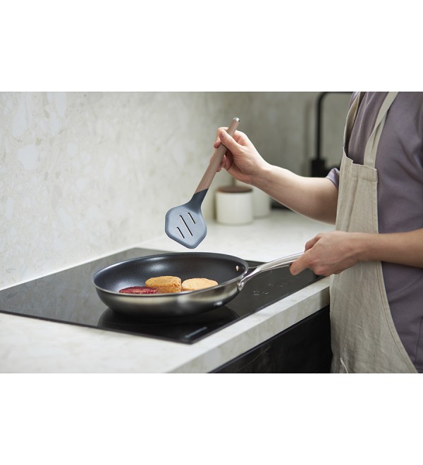 Лопатка с прорезями smartchef, 32 см, капучино-графит