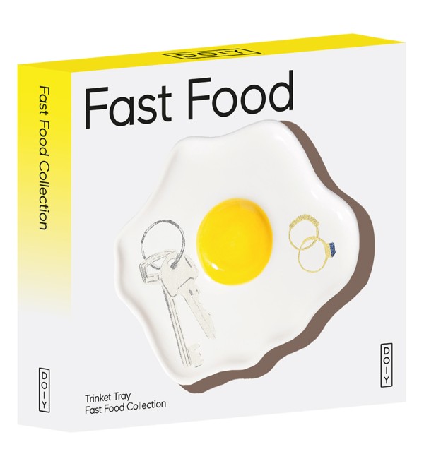 Поднос декоративный fast food, egg, 14,5x14 см