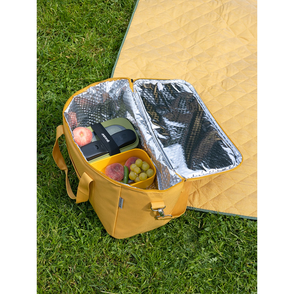 Термосумка для пикника smart picnic, l, горчичная