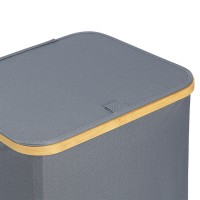 Корзина для белья neat mid, 40x33x43 см, серая
