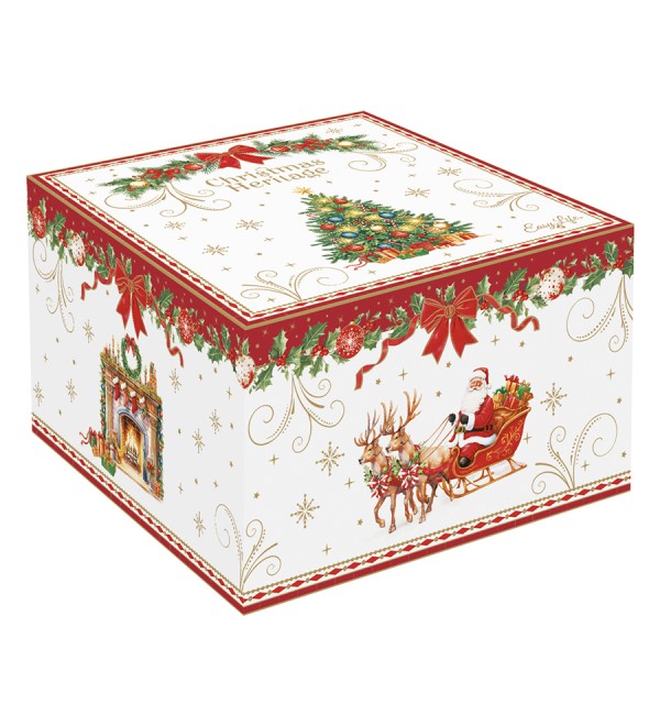 Чашка с блюдцем christmas heritage, 240 мл