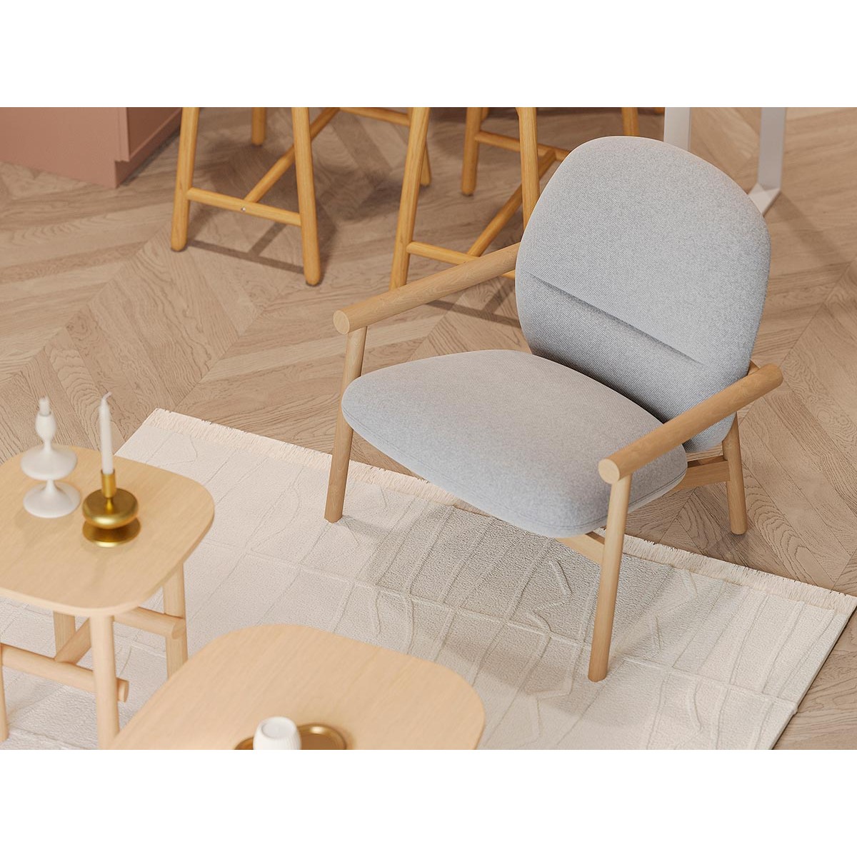 Ковер из новозеландской шерсти и хлопка raipur из коллекции ethnic, 160х230см