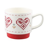 Набор из четырех кружек knitted tale из коллекции new year essential, 380 мл
