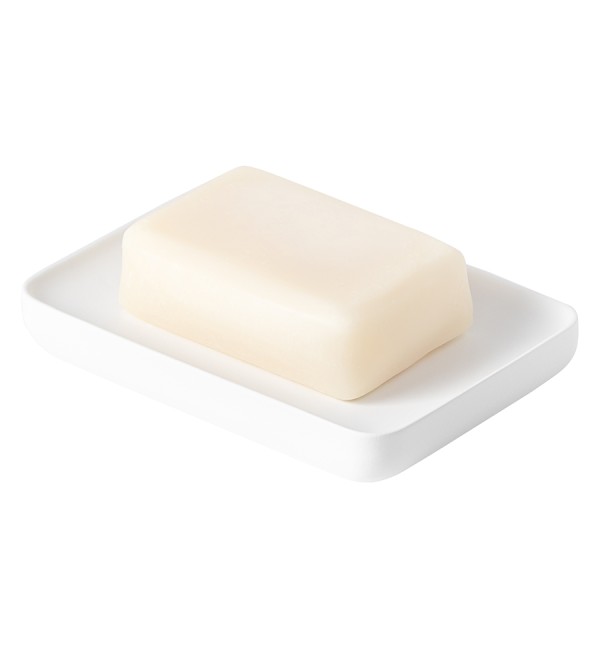 Мыльница slim, белая